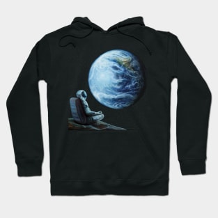 Meditating Astronaut Hoodie